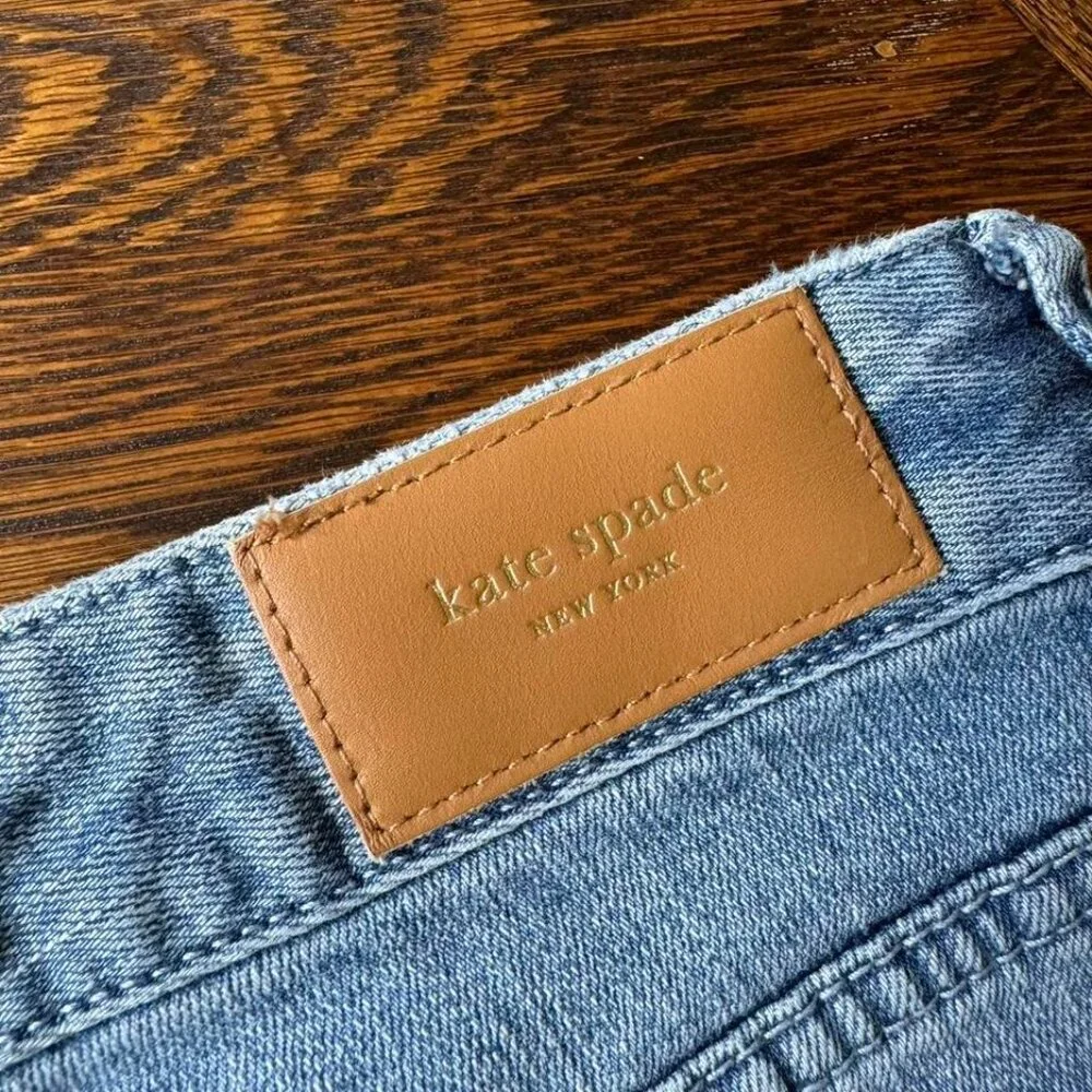Kate Spade‎ MidRise Waisted Jeans Size 25 “Live Colorfully”